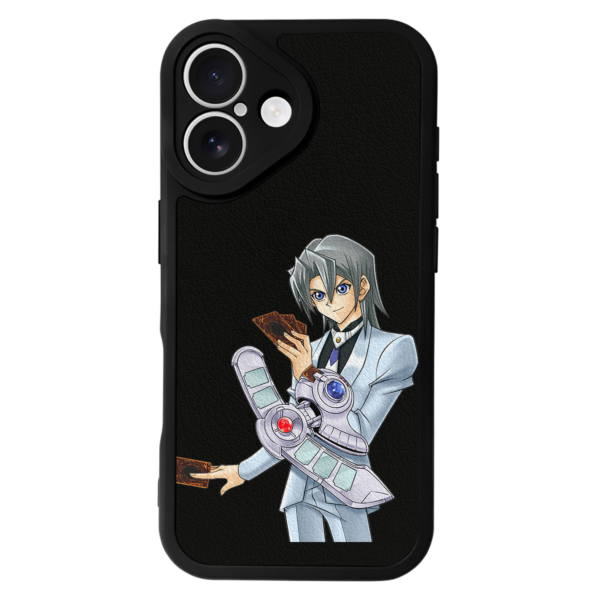 遊☆戯☆王 Yu-Gi-Oh! 【iPhone 16シリーズ対応】シリコンスマホケース（レザー調） 材質：シリコン